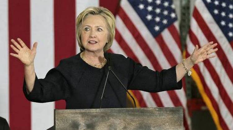 Democratic presidential candidate Hillary Clinton speaks at the Cleveland Industrial Innovation Center, Monday, June 13, 2016, in Cleveland. - AP Photo/Tony Dejak