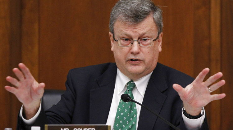 Former Rep. Mark Souder, R-Ind. is seen on Capitol Hill in Washington in this photo taken Wednesday, Feb. 24, 2010. - AP Photo/Alex Brandon