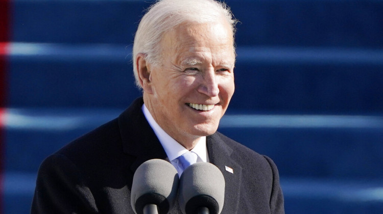 President Joe Biden speaks during the 59th Presidential Inauguration at the U.S. Capitol in Washington, Wednesday, Jan. 20, 2021. - AP Photo/Patrick Semansky, Pool