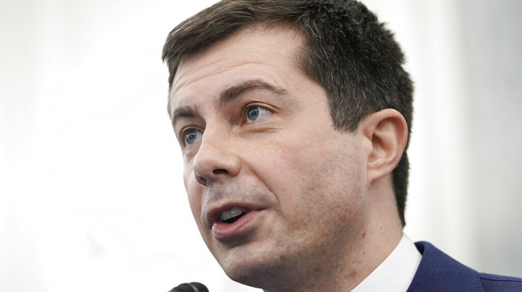 Transportation Secretary nominee Pete Buttigieg speaks during a Senate Commerce, Science and Transportation Committee confirmation hearing on Capitol Hill, Thursday, Jan. 21, 2021, in Washington.  - Ken Cedeno/Pool via AP