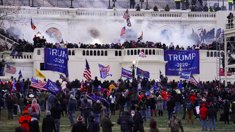 FILE - Violent insurrectionists loyal to President Donald Trump, storm the Capitol, Jan. 6, 2021, in Washington. - AP Photo/John Minchillo, File