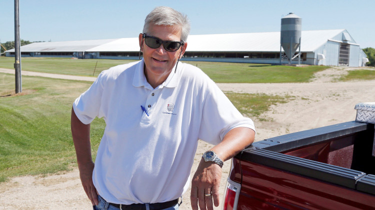 In this July 23, 2015 photo, Greg Langmo poses at one of his turkey farms near Litchfield, Minn. Nearly 7 million chickens and turkeys in 13 states have been killed this year after they contracted avian influenza, prompting officials and farmers to acknowledge that, despite their best efforts, stopping the disease from infecting poultry is proving to be incredibly difficult. State and federal officials remain hopeful that the disease won't spread as extensively as an outbreak in 2015 that r - (AP Photo/Jim Mone File)
