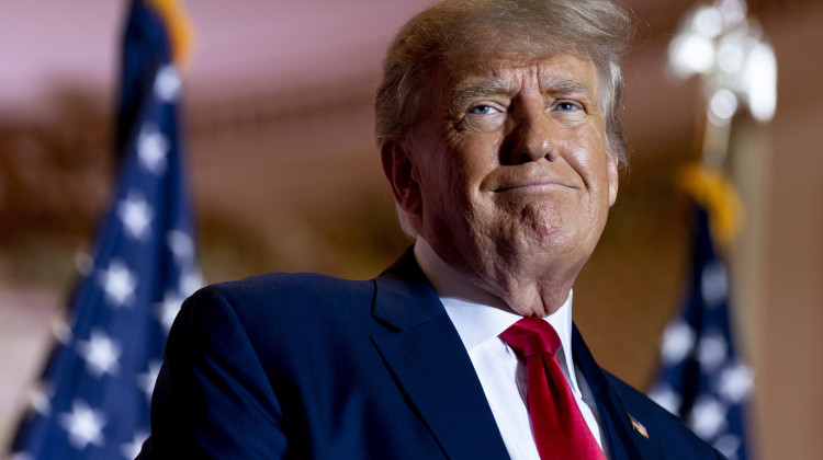 Former President Donald Trump announces he is running for president for the third time as he smiles while speaking at Mar-a-Lago in Palm Beach, Fla., Nov. 15, 2022. A lawyer for Trump said Thursday, March 30, 2023, that he has been told that the former president has been indicted in New York on charges involving payments made during the 2016 presidential campaign to silence claims of an extramarital sexual encounter. - AP Photo/Andrew Harnik, File