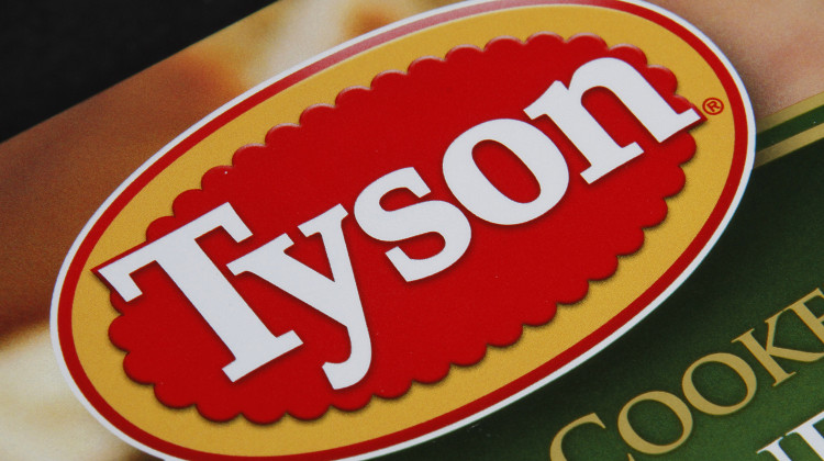FILE - A Tyson food product is seen in Montpelier, Vt., Nov. 18, 2011. Tyson Foods Inc. (TSN) on Monday reported a loss of $417 million in its fiscal third quarter.  - AP Photo/Toby Talbot, File