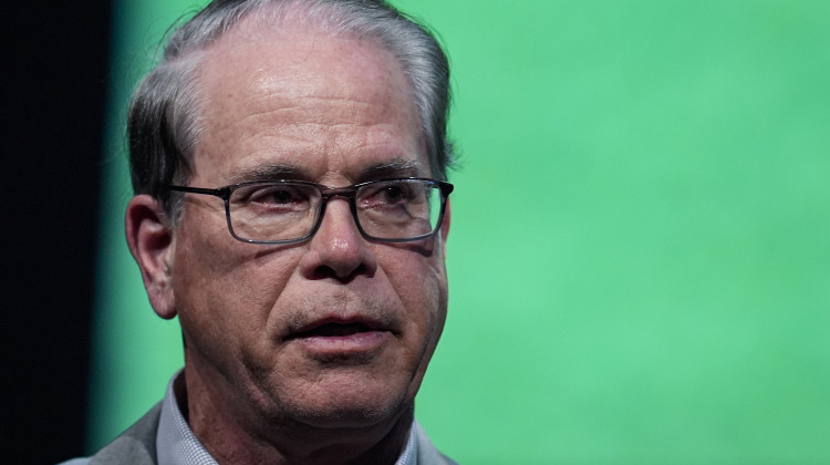 Sen. Mike Braun, R-Ind., speaks during a Republican Indiana gubernatorial candidate forum in Carmel, Ind., Jan. 25, 2024. - Michael Conroy, AP File Photo