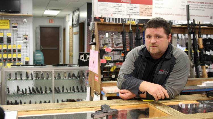 Applied Ballistics owner Aaron Lorton. - Charlotte Tuggle/WBAA