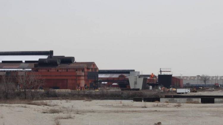 Steel mills like ArcelorMittal Indiana Harbor in Northwest Indiana could be affected by even the threat of a trade war.  - Annie Ropeik/IPB