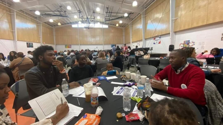 Young people and adults converse about youth issues at a previous Tru Dialogue conference. - Photo provided by Brandon Randall