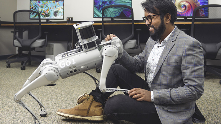 Purdue researcher Aniket Bera wants to make AI better at interfacing with humans. (Photo courtesy of Purdue University) - Photo courtesy of Purdue University