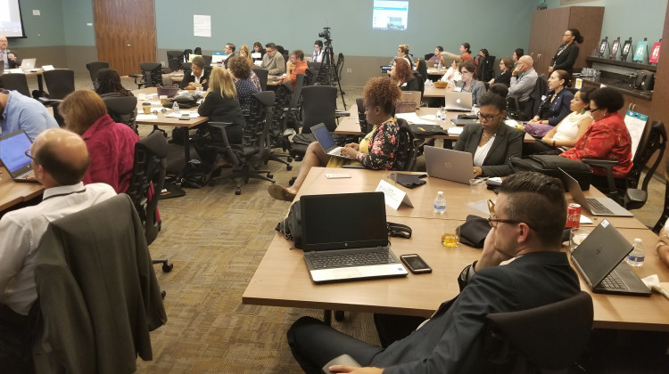 Leaders gathered for round table discussions at the event to share ideas and dive into how best to engage stakeholders.  - Jeanie Lindsay/IPB News