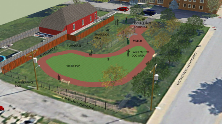 Indy's First Downtown Dog Park Opens This Month