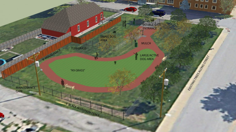 Downtown Indy Will Get Its First Dog Park This Fall