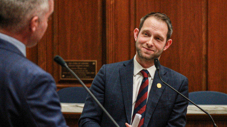 Rep. Blake Johnson (D-Indianapolis) said the lessons children learn by operating lemonade stands can give them a "zest" for business. - Brandon Smith/IPB News