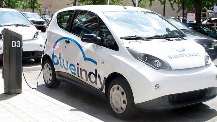 BlueIndy says 25 charging stations will be available at launch. Plans call for 500 vehicles at 200 stations. - file photo