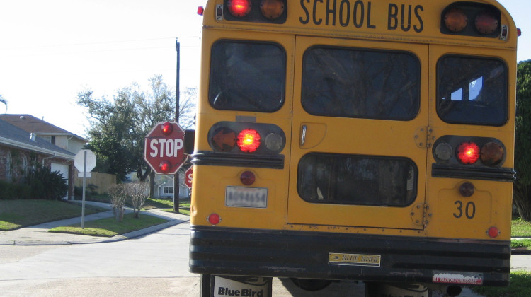 Lawmakers say current law to prosecute drivers who don’t stop when a school bus’s stop arm is extended has a major loophole – making it difficult to enforce. - Infrogmation/Wikimedia Commons