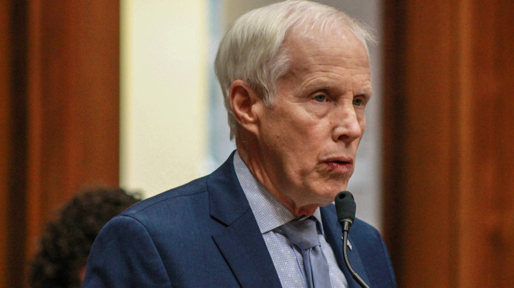 Rep. Bob Behning (R-Indianapolis) called his bill to limit school capital referendums to general elections "taxpayer friendly." - Brandon Smith/IPB News