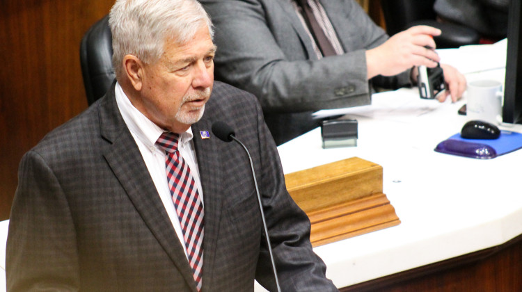 Rep. Bob Cherry (R-Greenfield) has been one of the legislature's biggest champions of the 13th check for public pension recipients. - Lauren Chapman / IPB News