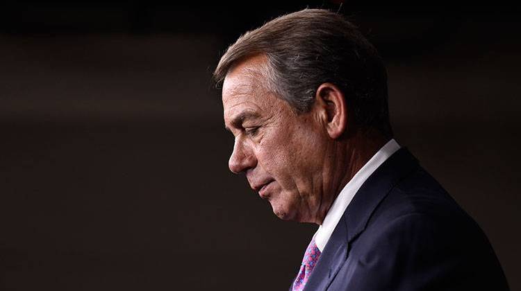 House Speaker John Boehner will give up his seat in Congress at the end of October, NPR's Sue Davis reports. - AP Photo/Susan Walsh