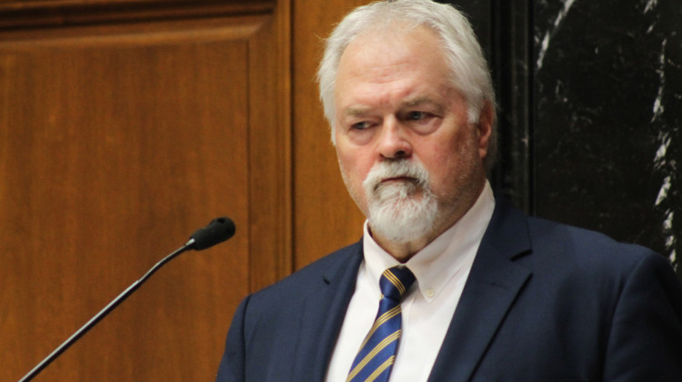 Rep. Brad Barrett (R-Richmond) said the legislation allows the state to "capture and oversee" funding.  - Lauren Chapman/IPB News