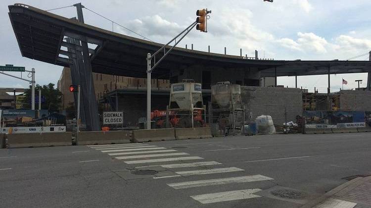 IndyGo's new downtown transit center faces delays. - Photo by Ryan Delaney