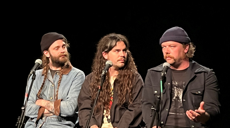 The members of rock trio Cairo Jag.