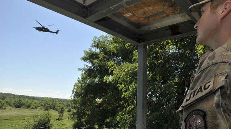 A Camp Atterbury training exercise, 2014. - Wikimedia Commons