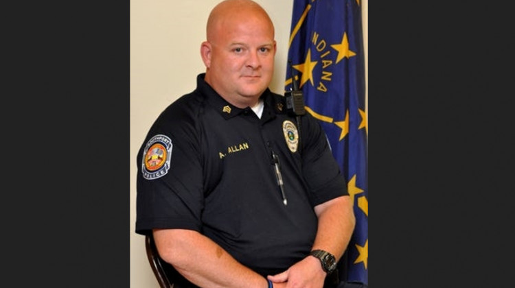 Southport police officer Lt. Aaron Allan - IMPD