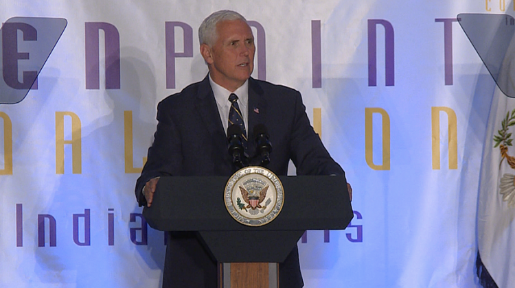 Pence Talks Anti-Violence Efforts At Indy Luncheon