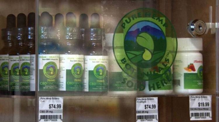 Georgetown Market sells CBD containing trace amounts or no THC. - Steve Burns/WTIU