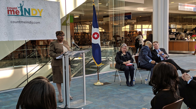 Marilyn Sanders is Chicago's regional director for the U.S. Census Bureau. She says their goal is "to count everyone once, and only once, and in the right place." - Drew Daudelin/WFYI