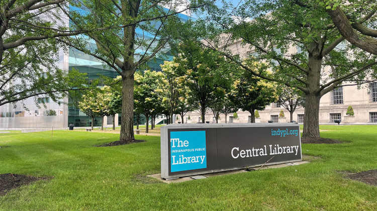 Readers will track hours with the Beanstack app or with a paper tracker that can be printed online or picked up at a library branch.  The library also has a summer reading program adults can join to earn tickets for prize drawings. - Doug Jaggers/WFYI News