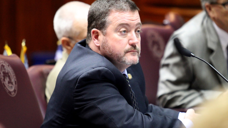 Rep. Chuck Goodrich (R-Noblesville) has pushed legislation for years to increase Indiana's earned income tax credit as a way, he said, to address generational poverty. - Lauren Chapman