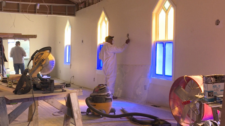 Restoration Of Historic African-American Church In West Baden Nears Completion