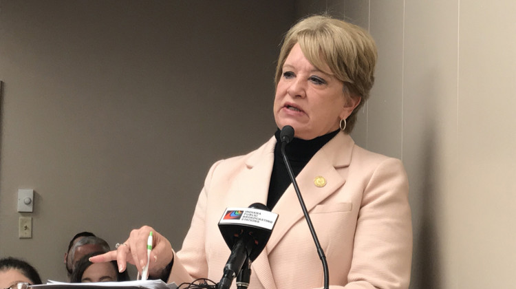 Rep. Cindy Ziemke (R-Batesville) says she’s going to take another crack at township government reform in the 2019 legislative term. - (Brandon Smith/IPB News)