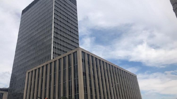 The City-County Building in downtown Indianapolis. - Grace Callahan/WFYI News