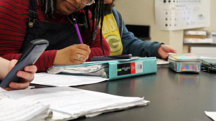 Education officials say they want the new school performance dashboard to include data focused on what traits Hoosier graduates need to be successful after high school, in addition to academic and career-related progress. - (Lauren Chapman/IPB News)