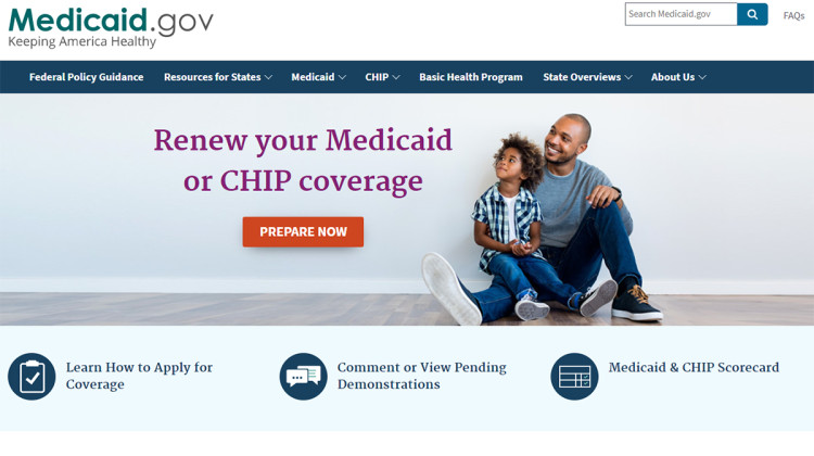 Researchers estimate 15 million people will lose their Medicaid starting April 1 when states begin removing people from the low-income health insurance program for the first time in three years. - U.S. Centers for Medicare & Medicaid Services / Screenshot