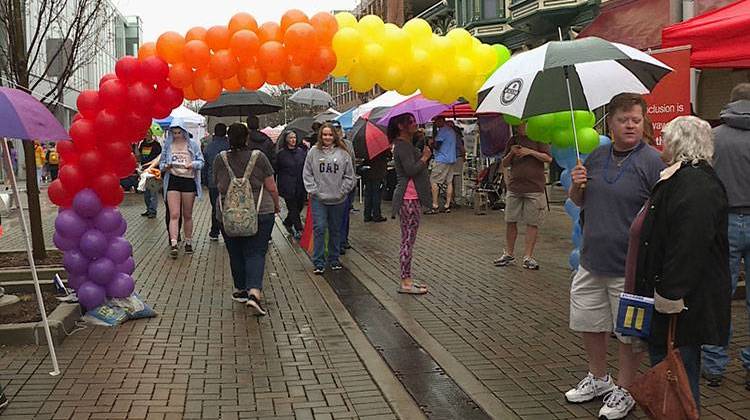 Large Crowd Attends First Pride Festival In Mike Pence's Hometown