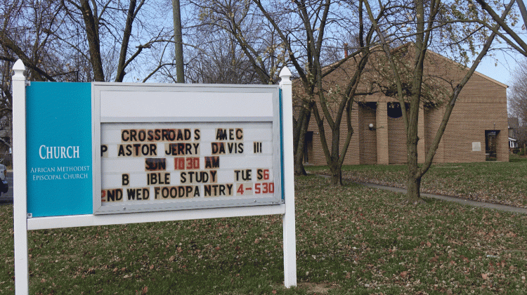 Crossroads AME Church on North College Avenue is one of 22 sites offering e-leaning support for students while Marion County school buildings are closed through mid-January. - Eric Weddle/WFYI News