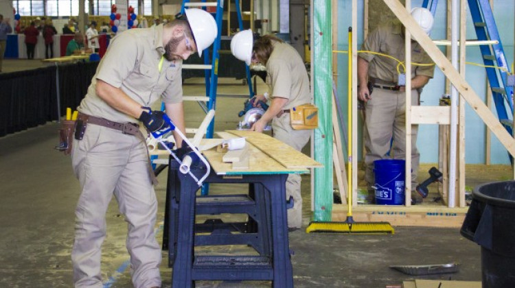 Students from around the nation compete each year in job skills contests at the SkillsUSA national competition. - FILE PHOTO: Peter Balonon-Rosen/IPB News