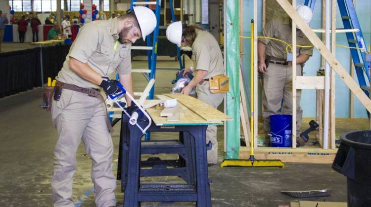 Students from around the nation compete each year in job skills contests at the SkillsUSA national competition, pictured here.  - Peter Balonon-Rosen/IPB