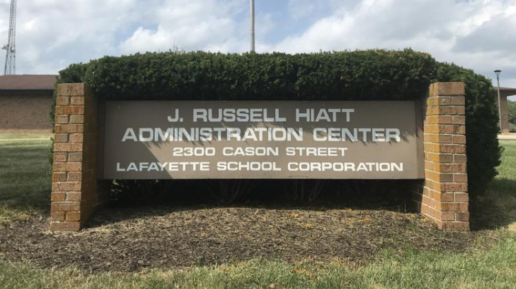 The Lafayette School Corporation held its first day of school Tuesday, with masks required in all buildings. - Ben Thorp/WBAA