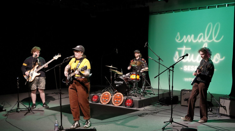 Dana Skully and the Tiger Sharks at WFYI perform their Small Studio Session. - Jeff Hinton/WFYI