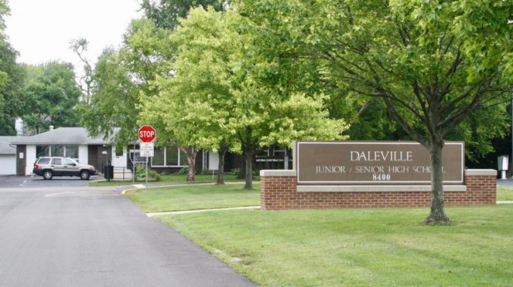 Daleville Public Schools, a small district located near Muncie, oversees two statewide online charter schools. They voted to begin the process to revoke the charters on Monday. - Shaina Cavazos/Chalkbeat