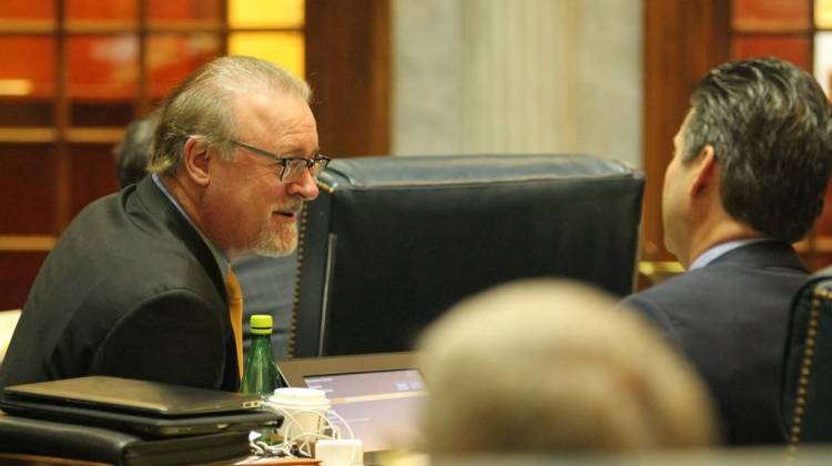 Senate President Pro Tem David Long (R-Fort Wayne) says the unanimously-approved bill requires lawmakers to develop a procedure for investigating sexual harassment claims made against legislators.  - Lauren Chapman/IPB News