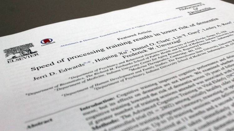 The ACTIVE study observed almost 3,000 older adults in different types of cognitive training. - Lauren Chapman/IPB News