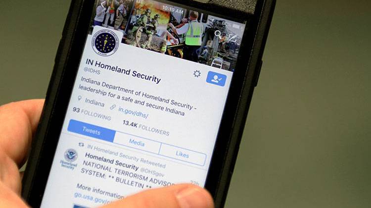 The Indiana Department of Homeland Security says social media and smartphone users can sign up for the federal alerts by following the state agency on Twitter and Facebook. - Doug Jaggers