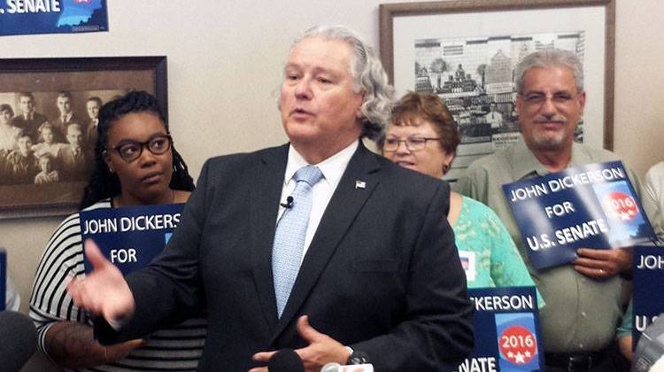 John Dickerson announces his candidacy for U.S. Senate.