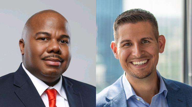 Democrat candidate William Jackson, left, and Republican candidate Michael-Paul Hart are running in District 20. - Photos provided