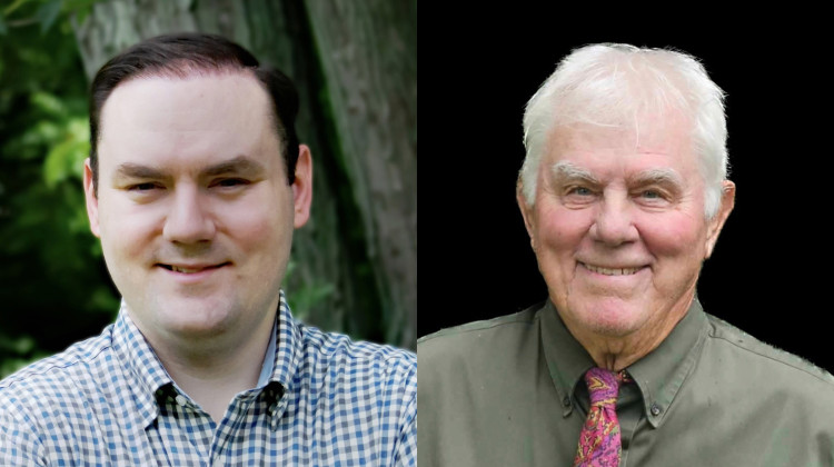 Republican candidate Josh Bain, left, and Democrat candidate Phil Webster are running in District 21. - Photos provided